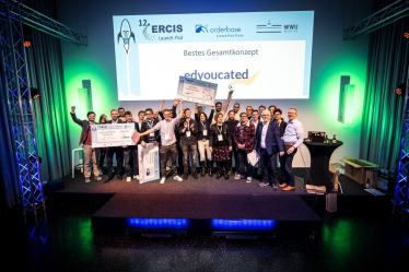 Die Gewinner und die Jury des ERCIS Launch Pad 2019