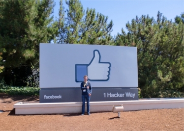 Stefan Korff at Facebook HQ